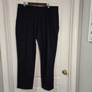 Mens J Crew Thompson Navy Blue Pant 38x32 Cotton Classic Preppy